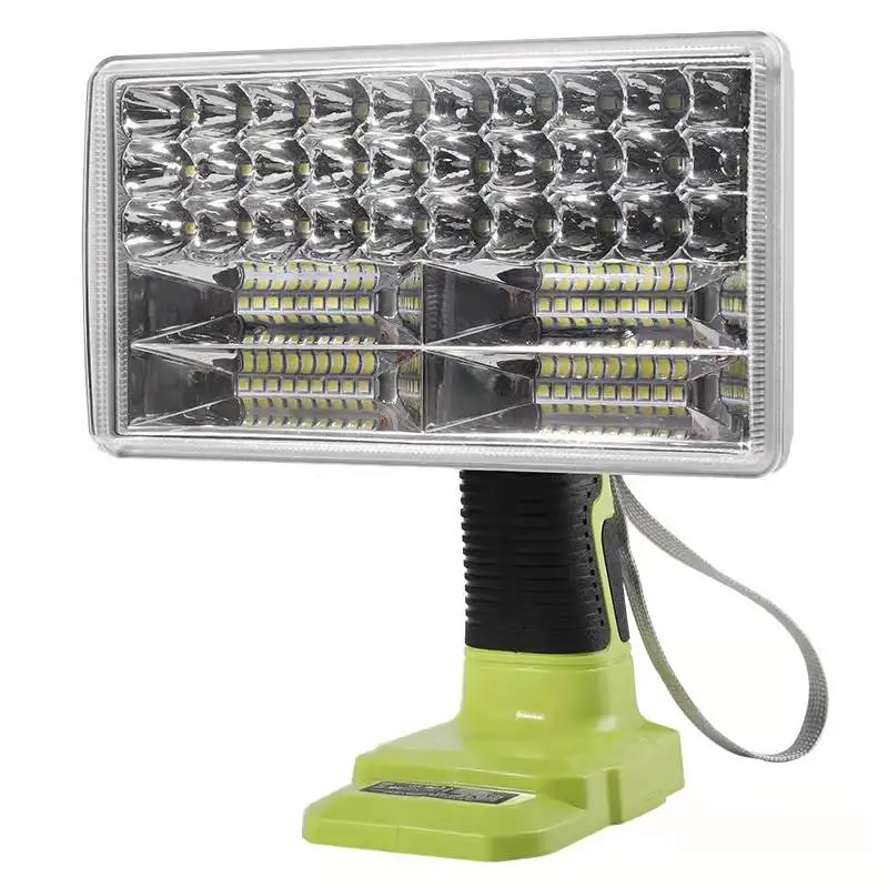 Lampes de travail d'alarme LED pour outils électriques RYOBI, torche électrique, budgétaire, lampe de voiture, batterie au lithium-dégrad, 14.4V, 18V, 1 +