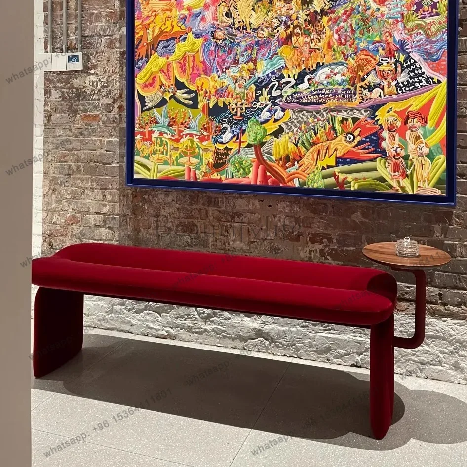 

Итальянский легкий роскошный дизайнерский табурет для пеленания обуви, высококачественный прикроватный табурет для спальни, современная простота