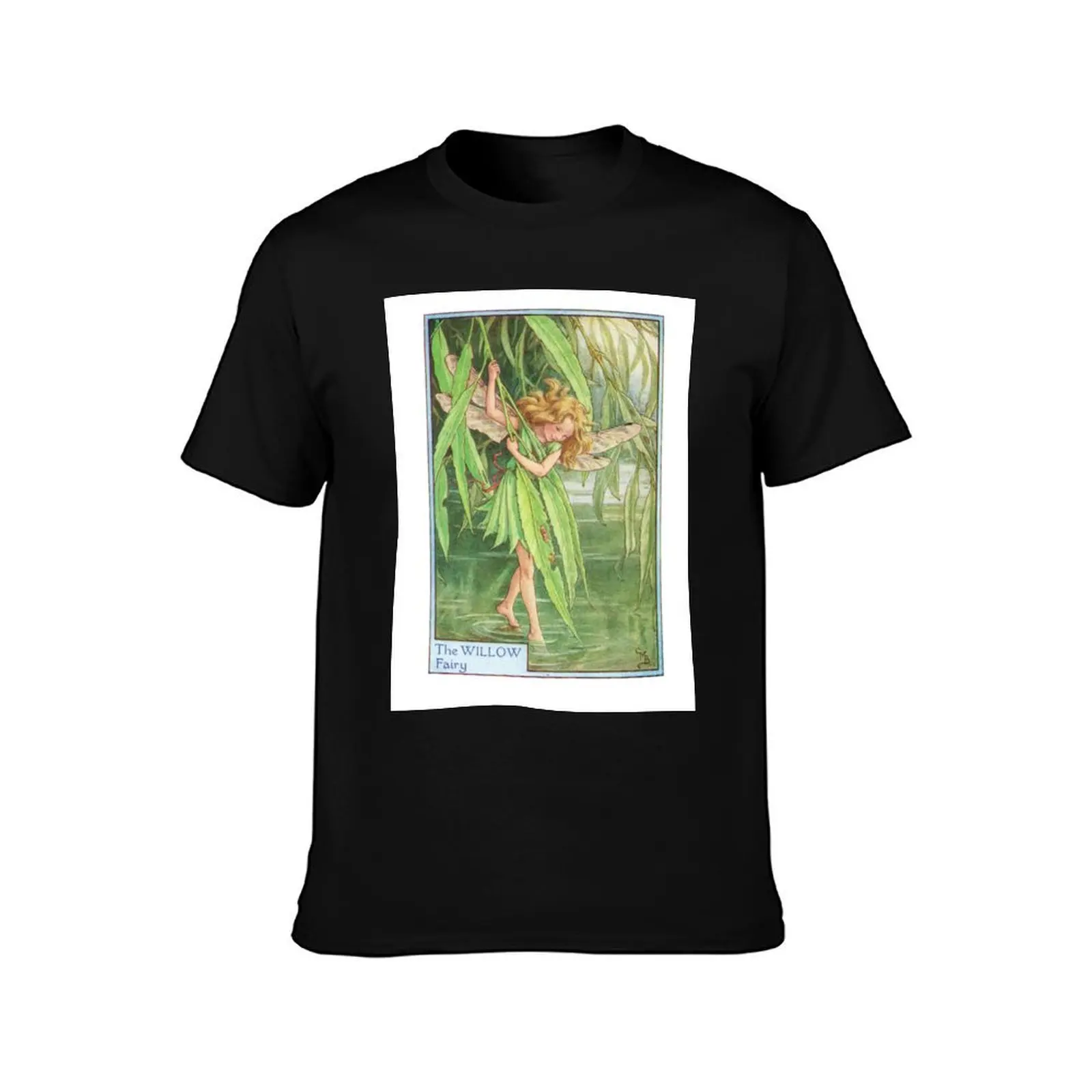 Adorable Willow Fairy T-Shirt, Summer Casual Cotton Tee, Oversized Streetwear Tops, Vintage Graphic Print, Unisex Men Women