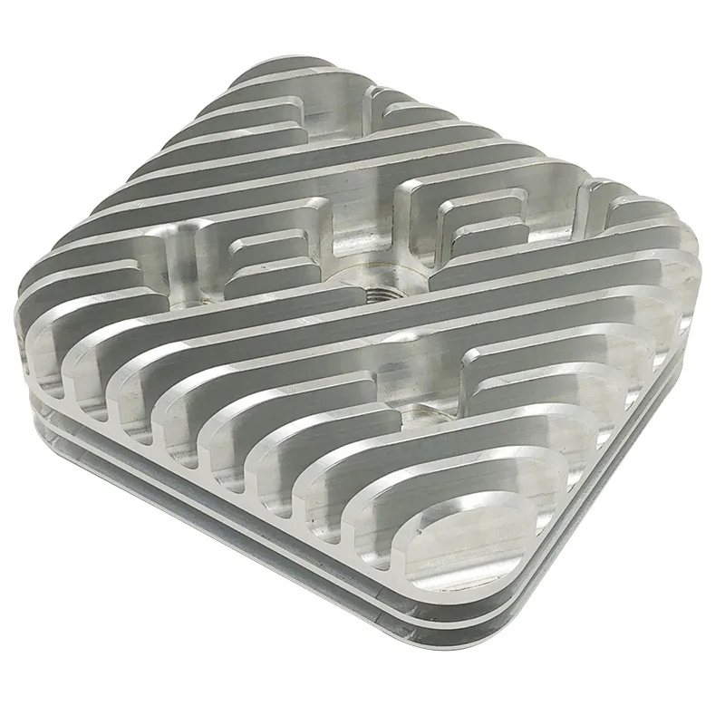 Radiador de perfil de alumínio com luzes personalizadas, aparelho de motocicleta, radiador de luz LED extrudado, radiador de girassol