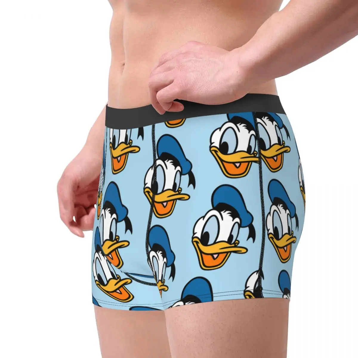 Funny Boxer Donald Duck Shorts Panties Man Underwear Soft Underpants for Male S-XXL