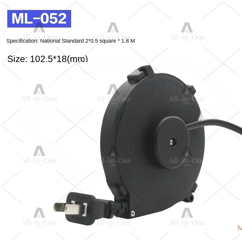 Small Automatic Retractable Wire Winding Device Compact Storage Reel for Cable Management Home Garden Tools