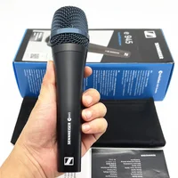 Micrófono Dinámico de Corazón Sennheiser E945 Original, Micrófono Profesional con Cable para Cantar en Escenario y Estudio