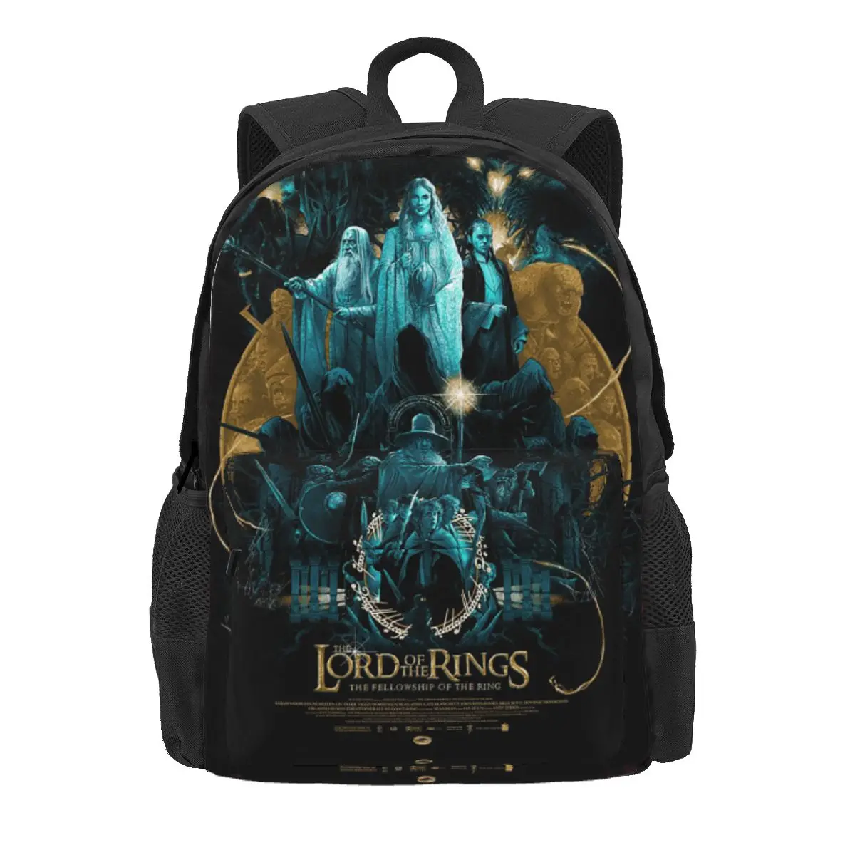

The L-Lord Of The Rings Magic Movie Backpack Daypack Large Capacity Kids BookBag School Bag Shoulder Bags for Men Women
