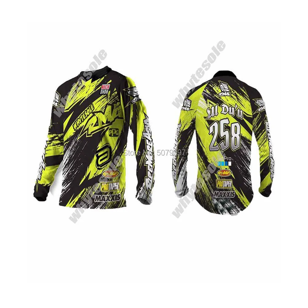2023 enduro motocross Jersey moto mtb downhill jersey MX cycling mountain bike DH maillot ciclismo hombre quick drying jersey