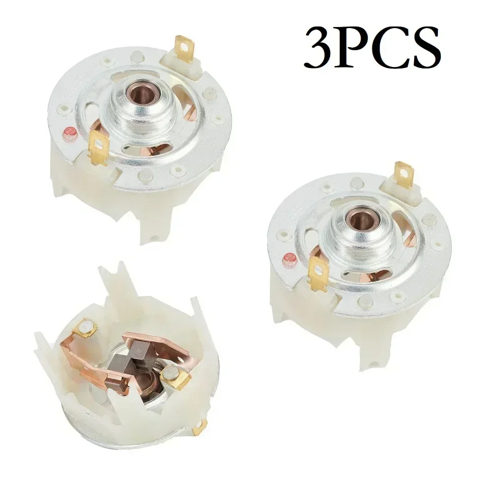 3PCS Electric Drill Motor Carbon Brush Holder Commutation Parts For 775 750 755 775 750 12-24V Power Tools Accessories