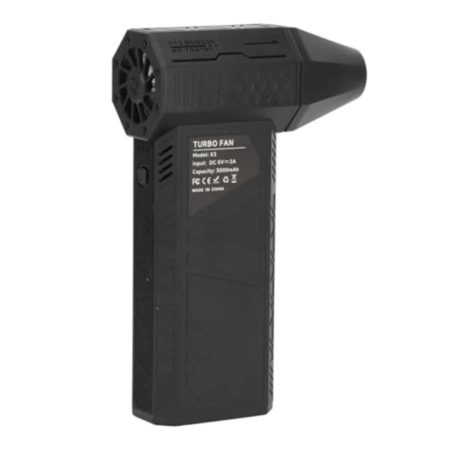

Compact Blower 130000RPM Brushless Motor Electric Air Duster with 3 Gears Speed 52m/ s Wind Speed Fast Charging for Home Cars O