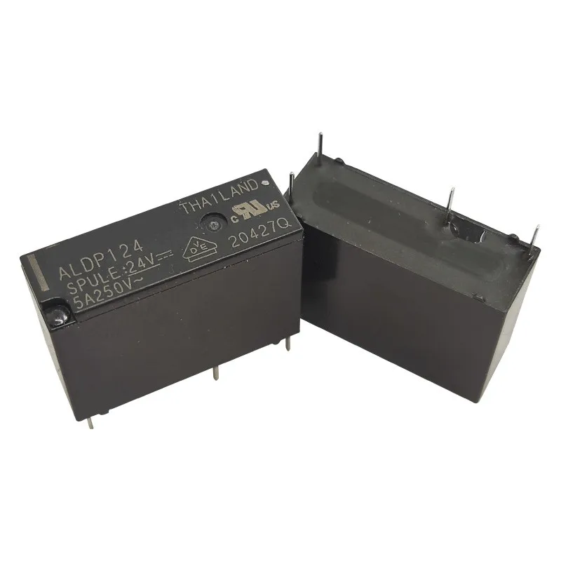 Nuovi relè ALDP105 ALDP112 ALDP124 DC5V 12V 24V 4Pin 5A 250V