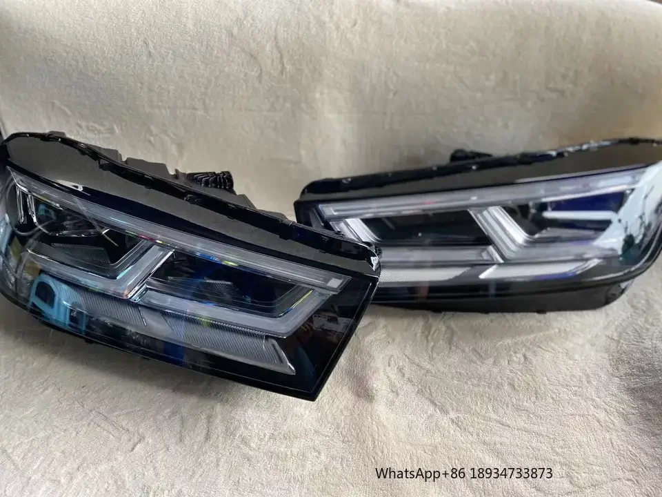 Headlight Lighting System for audi Q5l Original Used Led Headlight Bumper Assembly 2.0T Engine Assembly High Condition Body Kits
