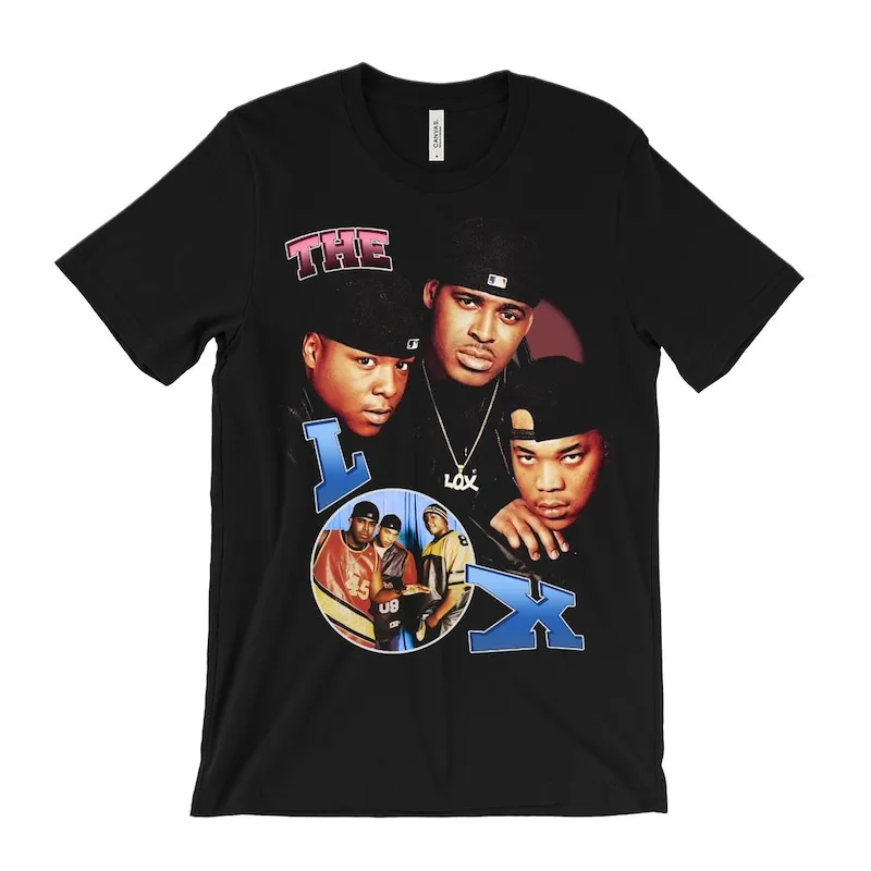 The Lox T shirt - The Score - Sheek Louch, Styles P and Jadakiss,  2000s, 90s Golden Era Boom Bap Hip Hop - Culture - Vntg rap tee
