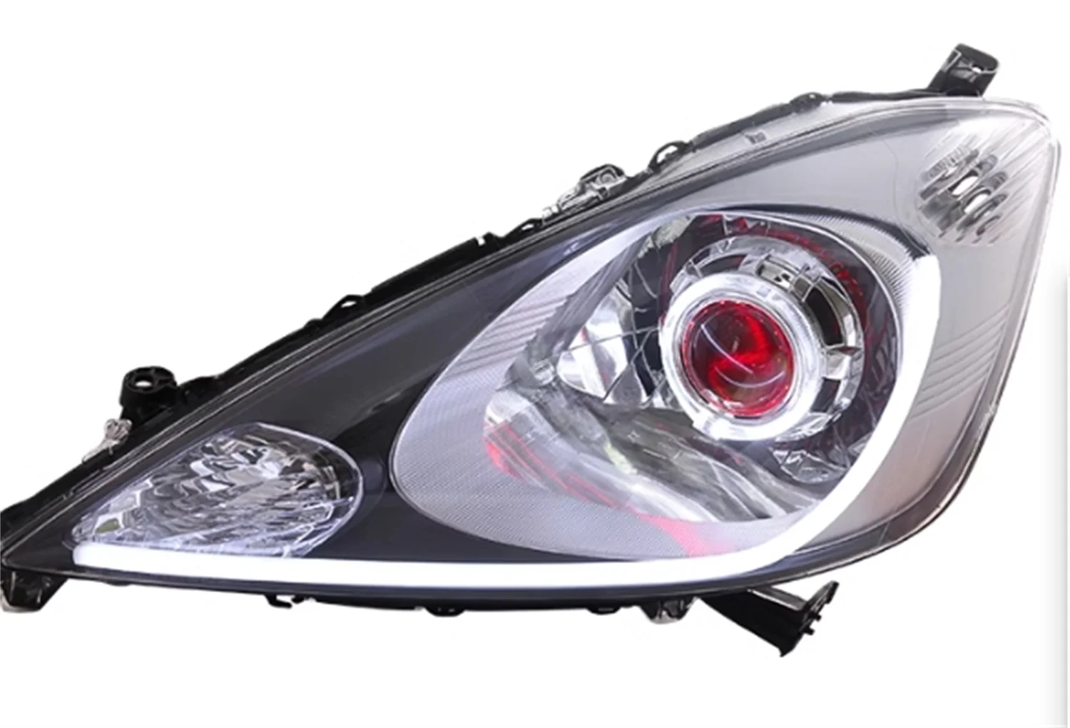 Lampu depan LED รถสำหรับฮอนด้าพอดี GK5 05-12ไฟวิ่งกลางวันไฟหน้า DRL ไฟต่ำสัญญาณไฟเลี้ยว