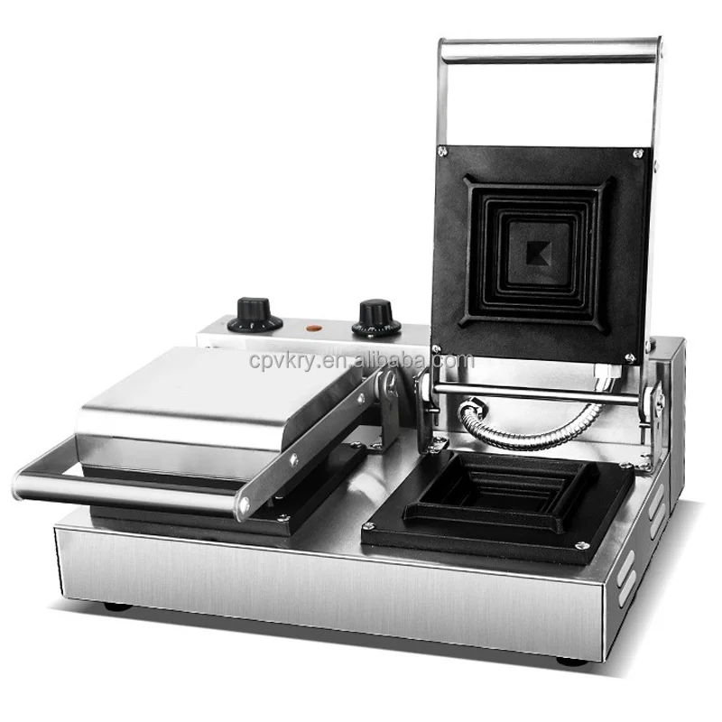 

Classic Breakfast Sandwich Waffle Maker Commercial Square Mini Non Stick Multi-function Household