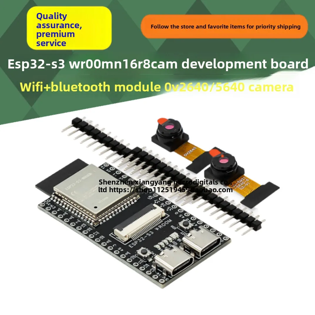 ESP32-S3 N16R8 CAM Placa de Desenvolvimento WiFi + Módulo Bluetooth Câmera OV3660/5640