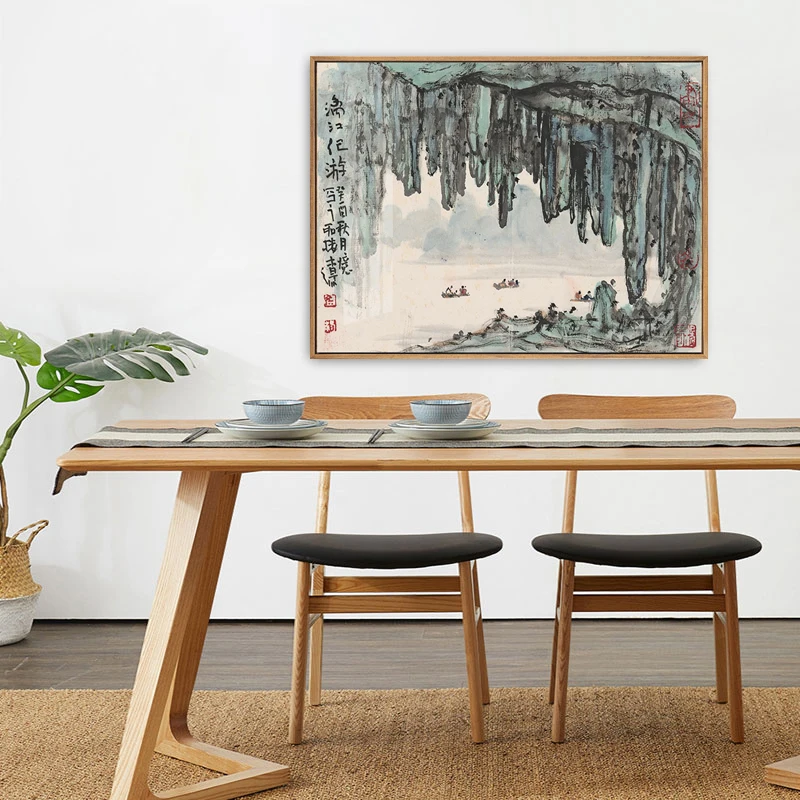 

World Famous Ancient Artwork Chinese Style Landscape Wall Art Canvas Painting Poster Picture Print Office Living Room Home Décor
