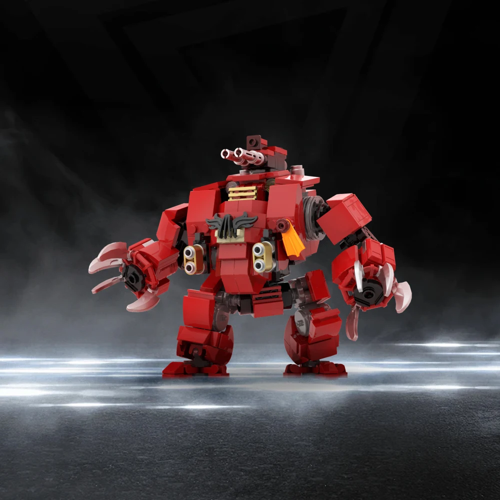 MOC 40K juego Mecha Ballistus Dreadnought Robot de bloques de construcción modelo de alta tecnología Mecha Battle Robot ladrillos juguetes niños