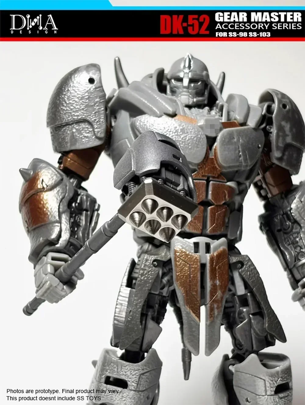 新しいロボット DNA DNA-52 DK52 変換おもちゃ更新キット SS98 チータ SS103 Rhinox SS102 OP アクセサリー在庫あり