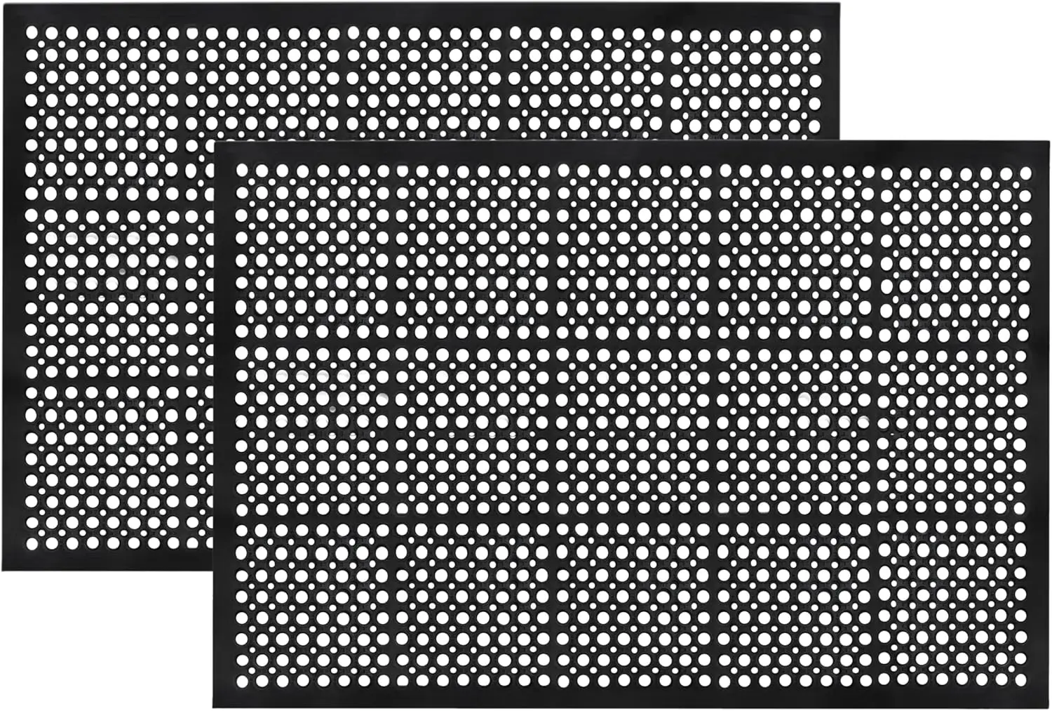 

2-Pack Anti-Fatigue Rubber Floor Mat, Non-Slip Indoor/Outdoor Commercial Kitchen Mat, 36x60 Inches