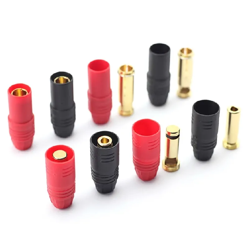 Amass As150 Plugue Banana, Conector Anti Fadiga Masculino, Anti Radiação, Bateria, 7mm, 7mm