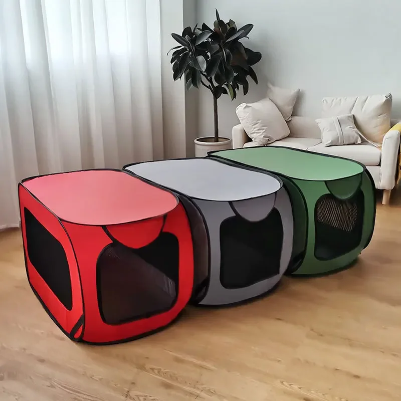 Large Dog Bed Pop Up Dog Kennel Indoor and Outdoor Crate for Pets Portable Car mounted kennel Cat Bed Collection 36