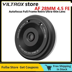 Viltrox 28mm f4.5 Full Frame AutoFocus Lens for Sony FE-Mount Pancake Lens