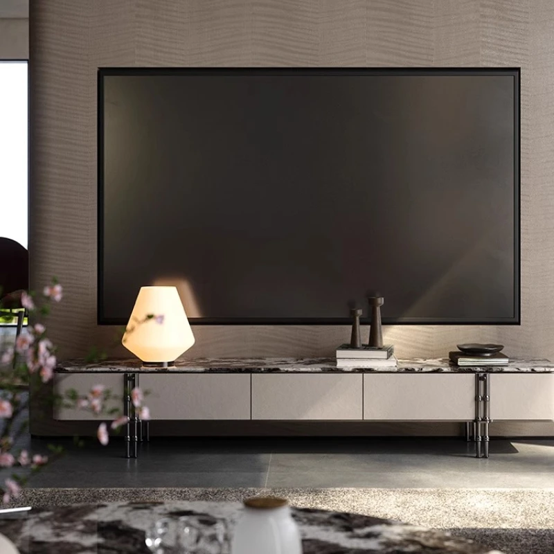 

Designer Display TV Cabinet Light Luxury Nordic Living Room Storage Organizer Tv Table Hallway Universal Muebles Furniture