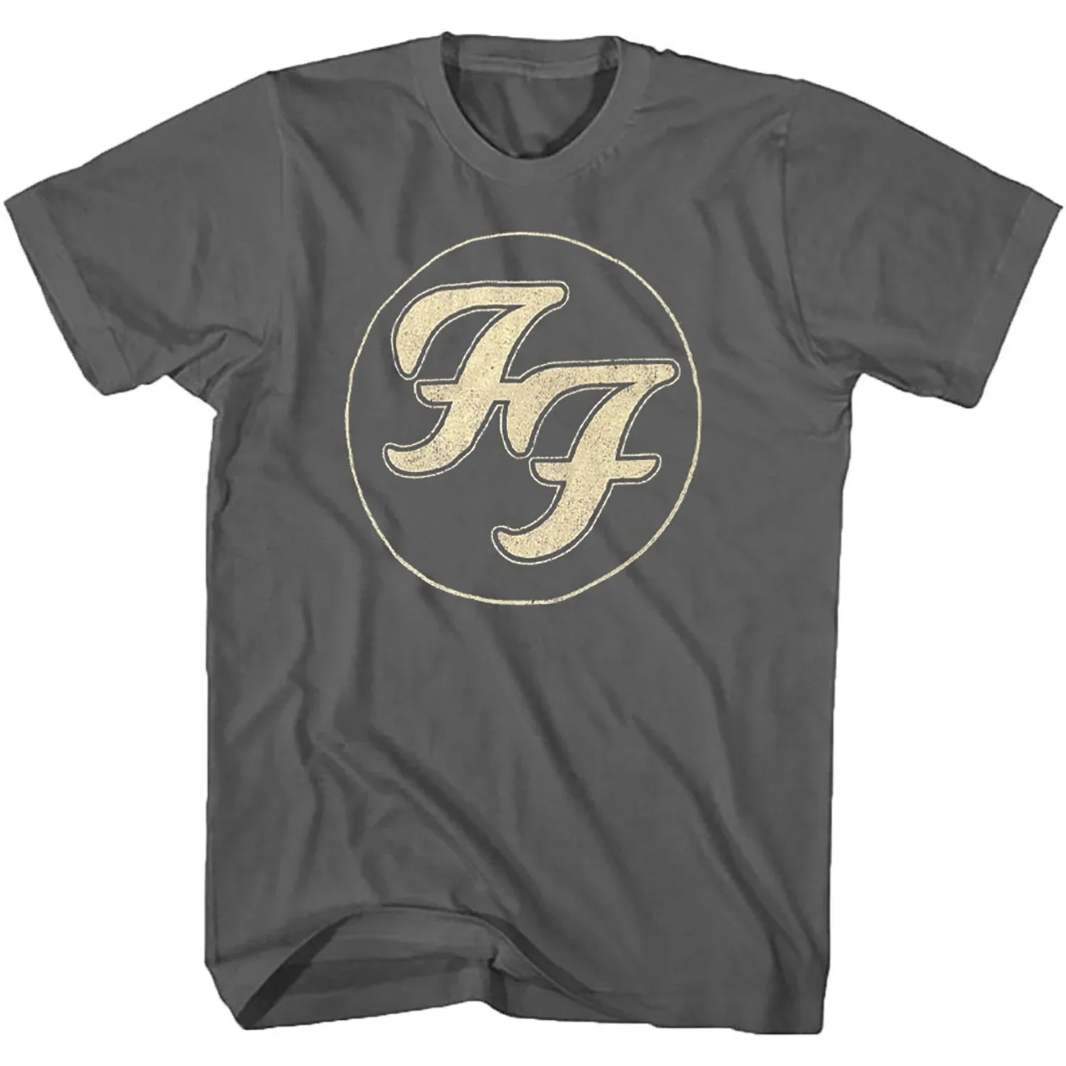 

Foo Fighters Gold FF Logo Slim Fit T-shirt High-end Luxury Is for Both Men and Women Top Y2k 2026 Summer