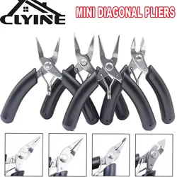 Stainless Steel Mini Needle Nose Pliers Curved Nose Pliers Jewelry Making Hand Tool Pliers for DIY Bracelet Jewelry Making Tools