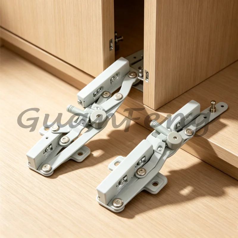 Soft Close Hydraulic Cabinet Flap Stay Lift System for Kitchen Upward Flip Door Lid Support Cupboard Cabinet Hardware Accessory