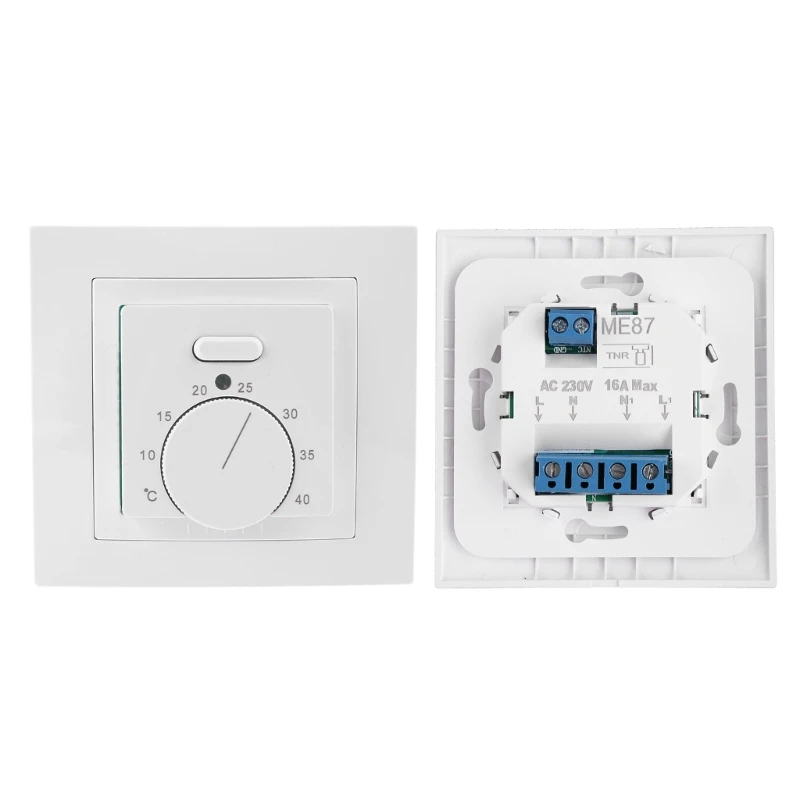 16A 220~240VAC Room Mechanical Thermostat Control Switch Electric Floor Heating Temperature Controller Energy Saving