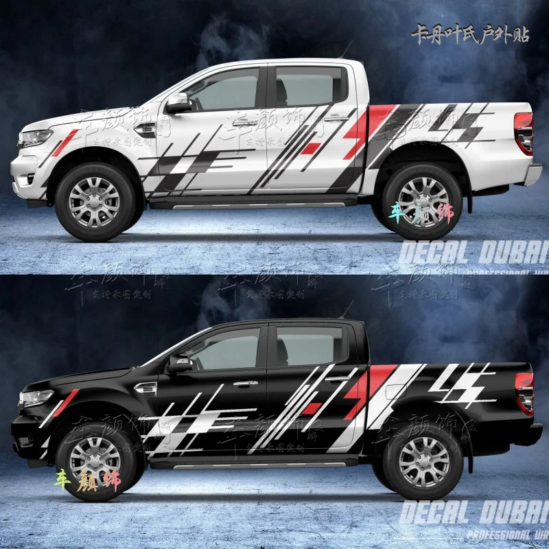 

Car sticker FOR Ford Ranger wildtrack body exterior with fashionable sports decal accessories for F150 decal