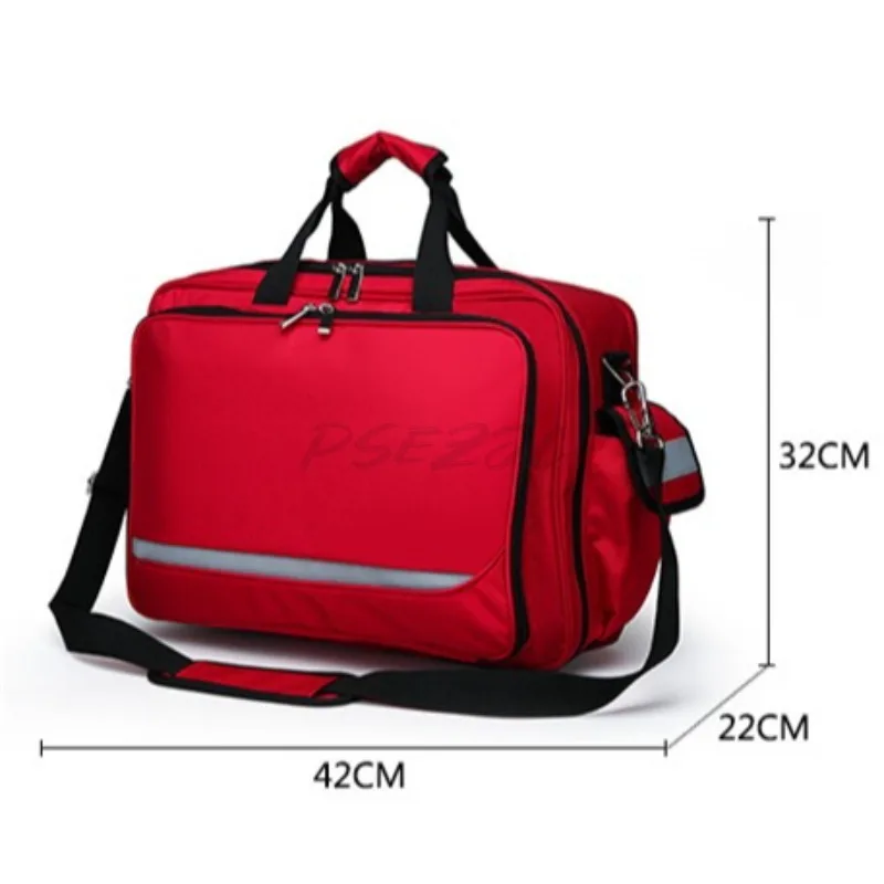 Can Accommodate 2L Oxygen Tank First Aid Back Packaging Electrocardiogram Machine Desktop Blood Pressure Monitor  Emergency Kit