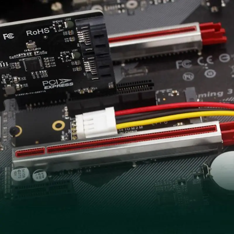 PCIE kartu ekspansi NGFF M.2 ke PCIE, kartu adaptor Kompatibilitas tinggi Host Extender PCIE M.2