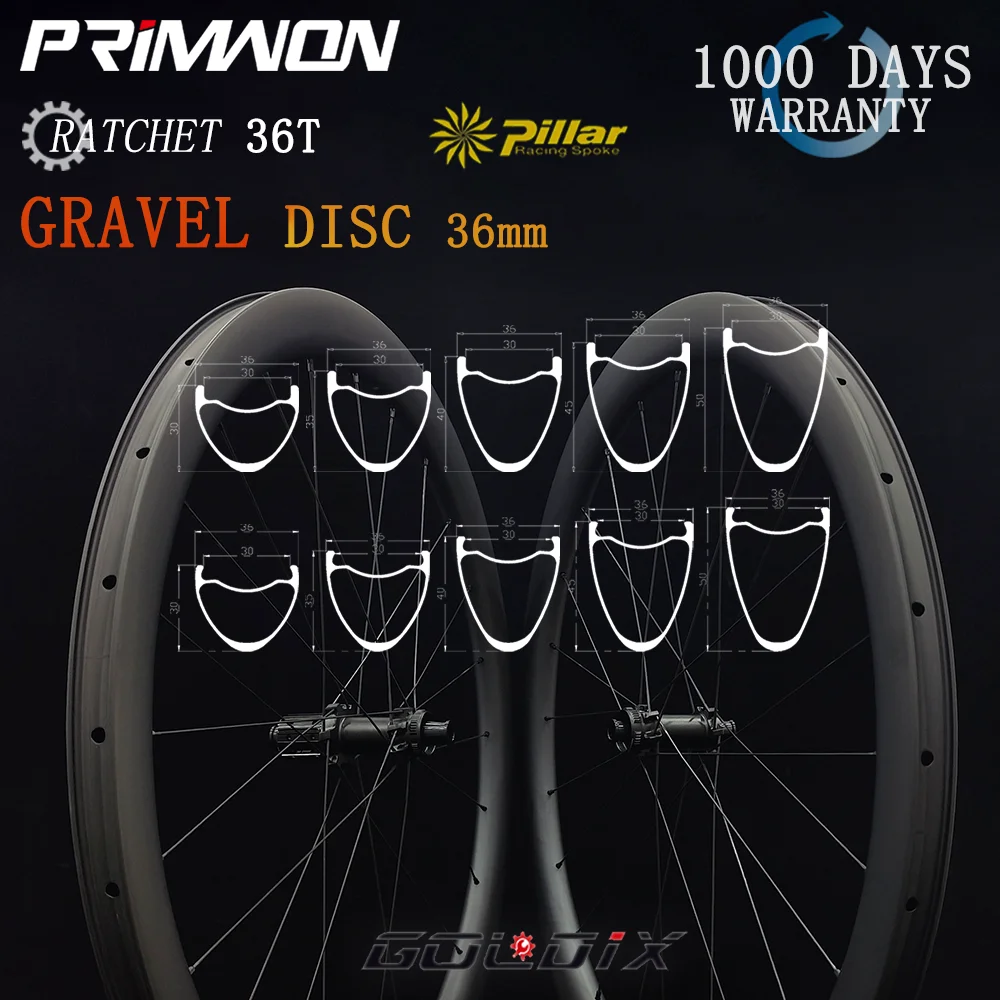

Сверхлегкий велосипед Godix R240SL GRAVEL шириной 36 мм, карбоновые колеса 700C, крючок без крючка, асимметричные велосипедные колеса с трещоткой 36T HG XDR