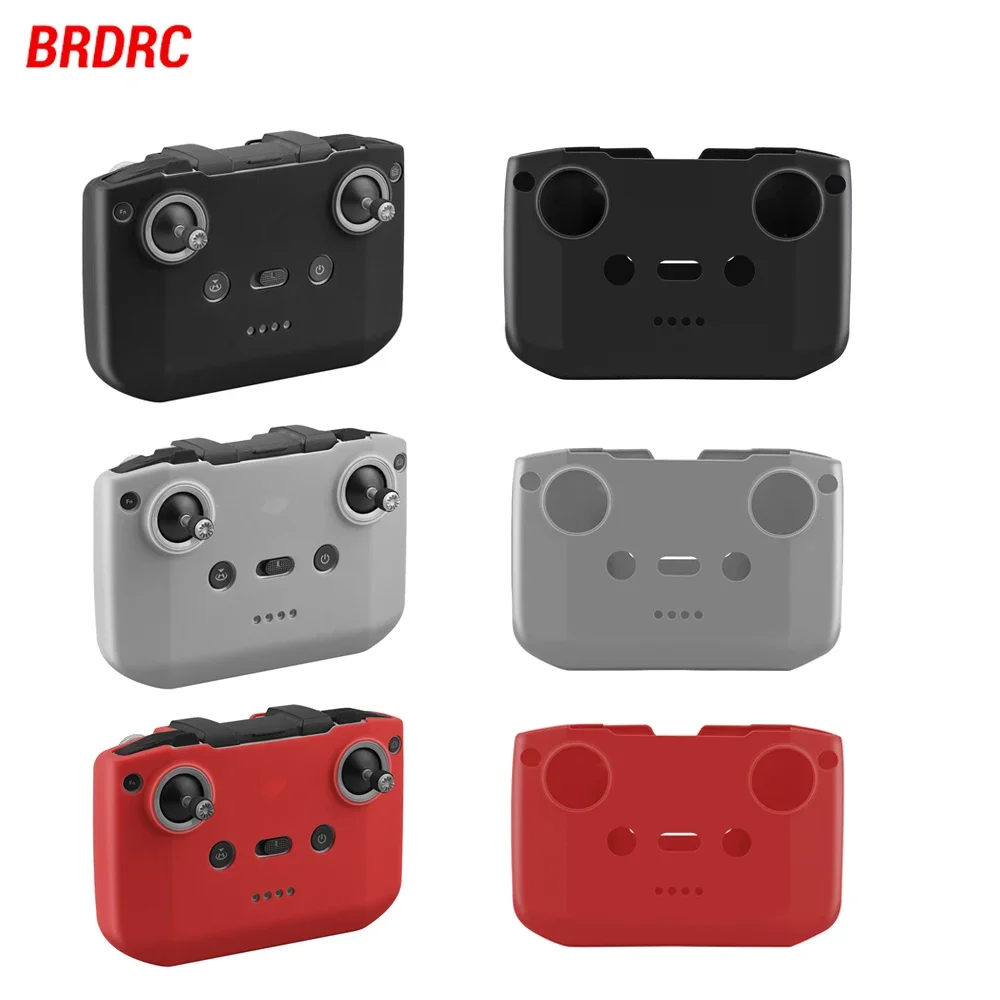 BRDRC Silicone Case for DJI NEO/Mini 4K/2/Mini 3 Pro/Mavic 3/Air 3/2S Drone Remote Control Protective Cover RC-N1/2/3 Accessory