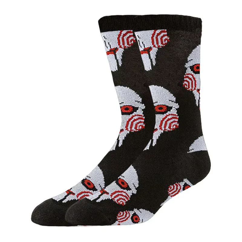 1/3 пары мужских и женских носков в стиле хип-хоп, уличной моды с героями мультфильмов аниме, светящиеся в темноте, новинка, забавные повседневные носки для экипажа