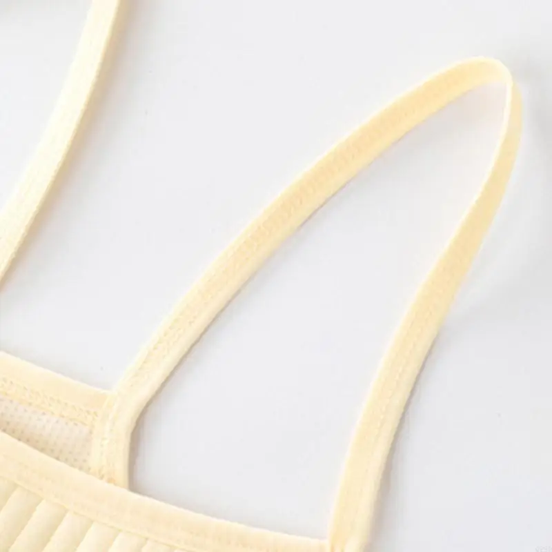 

Q22d подростки молодые девушки спагетти ремешок для ремня тренировочная бюстгальтер Простой твердый цвет Ribbed гонщик в сетке