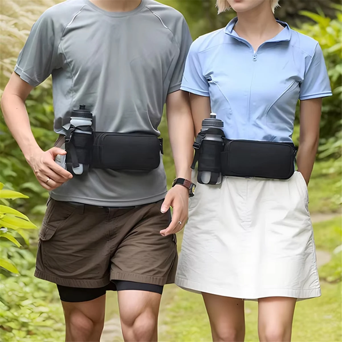 A71Z waterdichte sportheuptas met waterkokerhouder - fitness-sporttas voor hardlopen, crossbody-opslag, buitenactiviteiten