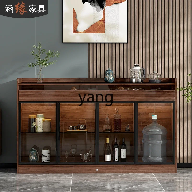 XYY rock slab dining side cabinet simple modern tea cabinet household locker living room against the wall