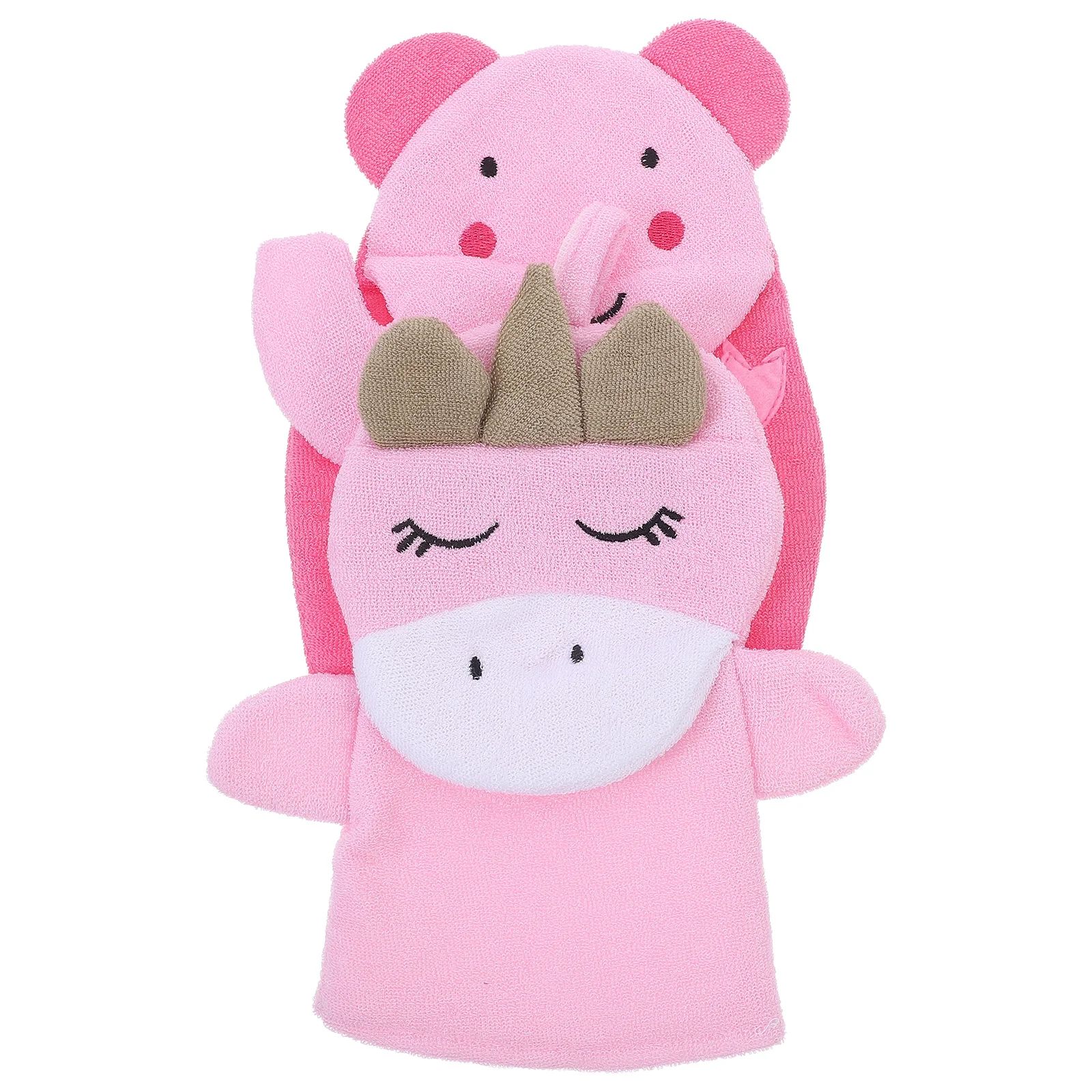 2 قطعة قفازات التقشير الكرتون نمط دش الجسم تنظيف ميت الاستحمام لوازم الرعاية العميقة قفازات الاستحمام