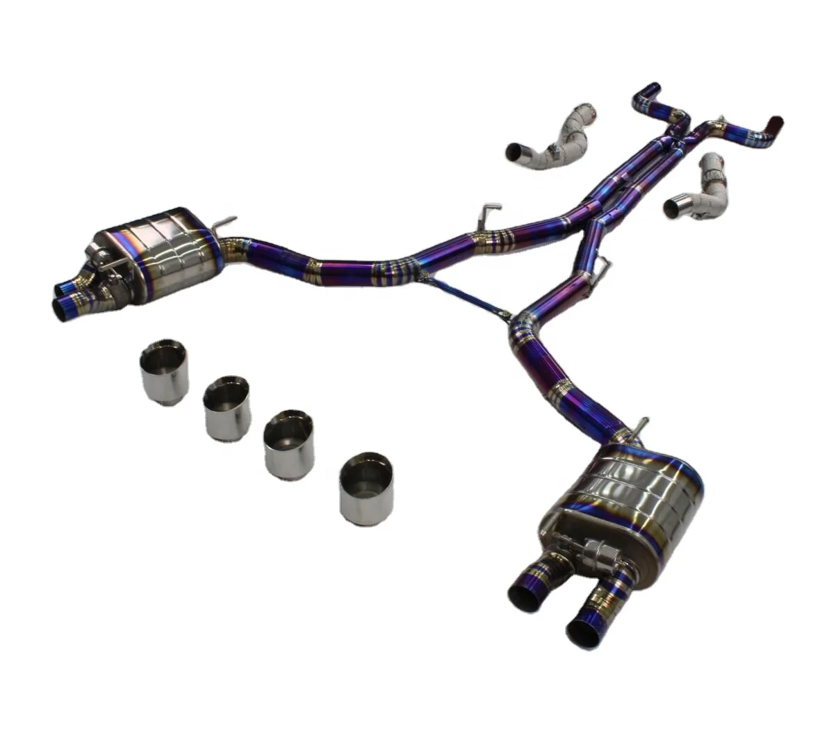 

Custom Material Exhaust Catback For Maserati Ghibli 3.0 Exhaust Pipes