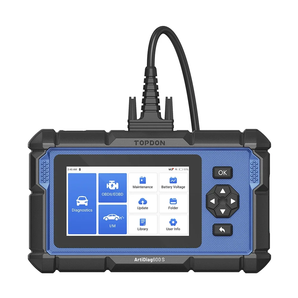 TOPDON AD600S 1 Year Free Update Support Read Clear Obd2 Scanner Automotive Diagnostic Machine Auto Diagnostic Tools for All Car
