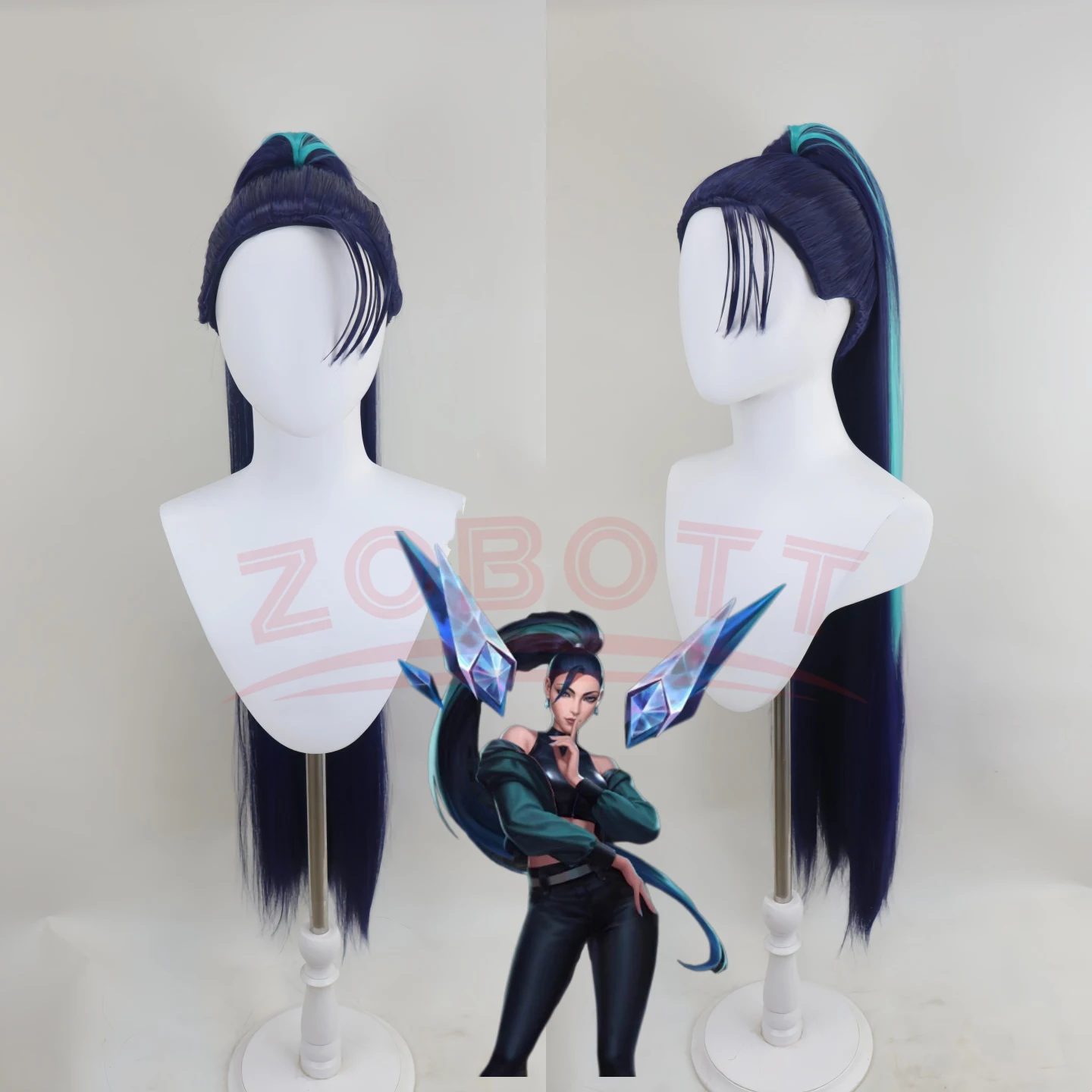 

Anime LOL Kasha cosplay wig Halloween party performance wig