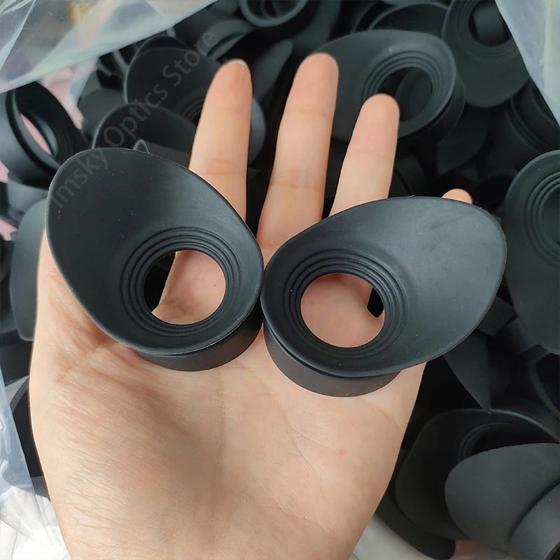 Image of 2 Stück, 4 Stück, 10 Stück, 20 Stück, 40 mm Durchmesser. Gummi-Augenmuscheln Augenschutz Augenschützer für Teleskop-Mikroskop Olympus Okular
