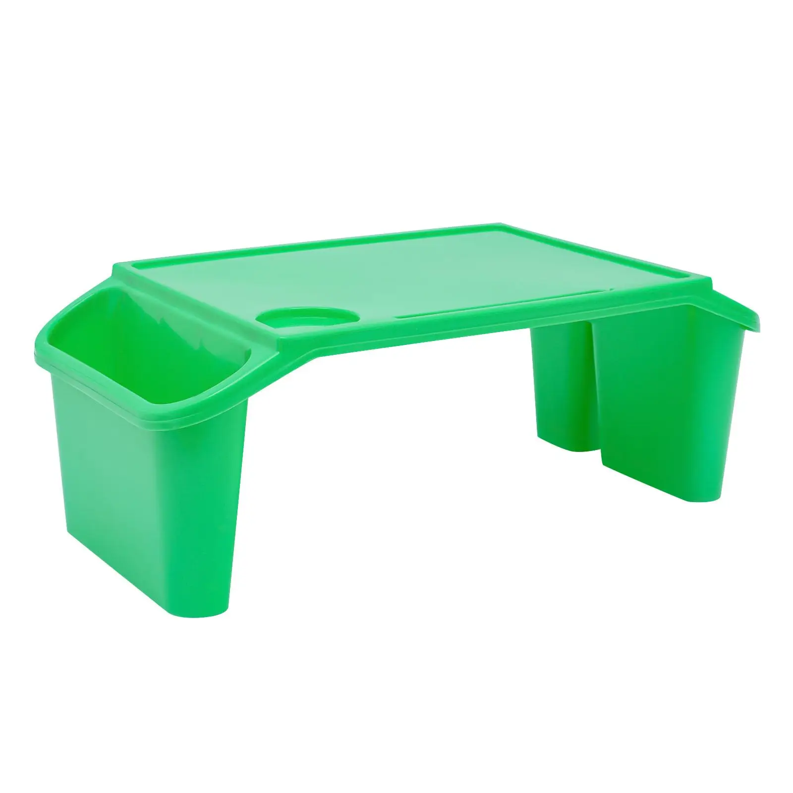 6 Portable Lap Kids Desk, Pack Lap Desk Tray with Storage Slots, Activity Tray, Drawing, Stackable, Writing, Eating, Classroom, 19