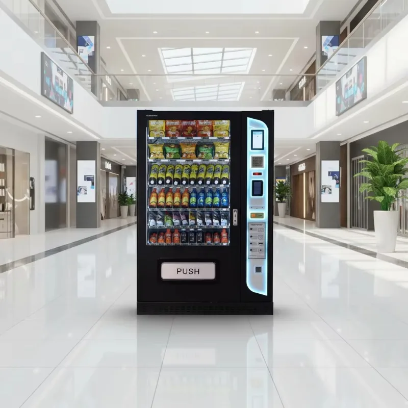 Multi Functional Smart Vending Machine Automated Snack Drink Combo Retail Dispenser Business Vending Kiosk
