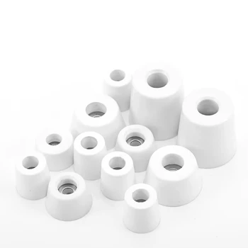 16TW Siyah lastik ayaklar Sandalye Zemin Koruyucu kaymaz Mobilya Ayakları Masa Bacak Kapağı Hoparlör Dolabı Alt Pedleri Mobilya Parçaları