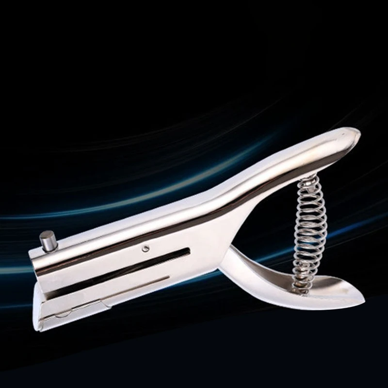 Hole Punch, Heavy Duty Hole Punch, Paper Card Portable Handheld Long, 2 Inch Reach Deep