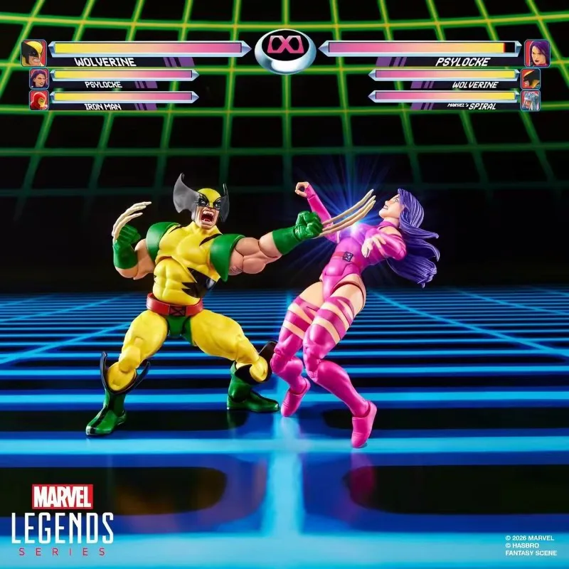 【Pre Sale】Original Hasbro Marvel Legends Series Wolverine Vs. Psylocke Action Toys Figure Collection Models