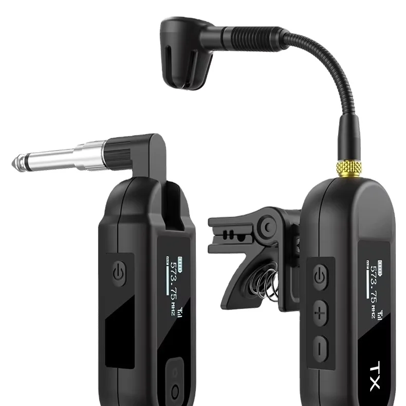 عشرة عناصر TLF Xtuga M-03 الساكسفون ميكروفون الغيتار اللاسلكي كليب الموسيقية UHF Mic ميكروفون لاسلكي أداة #2