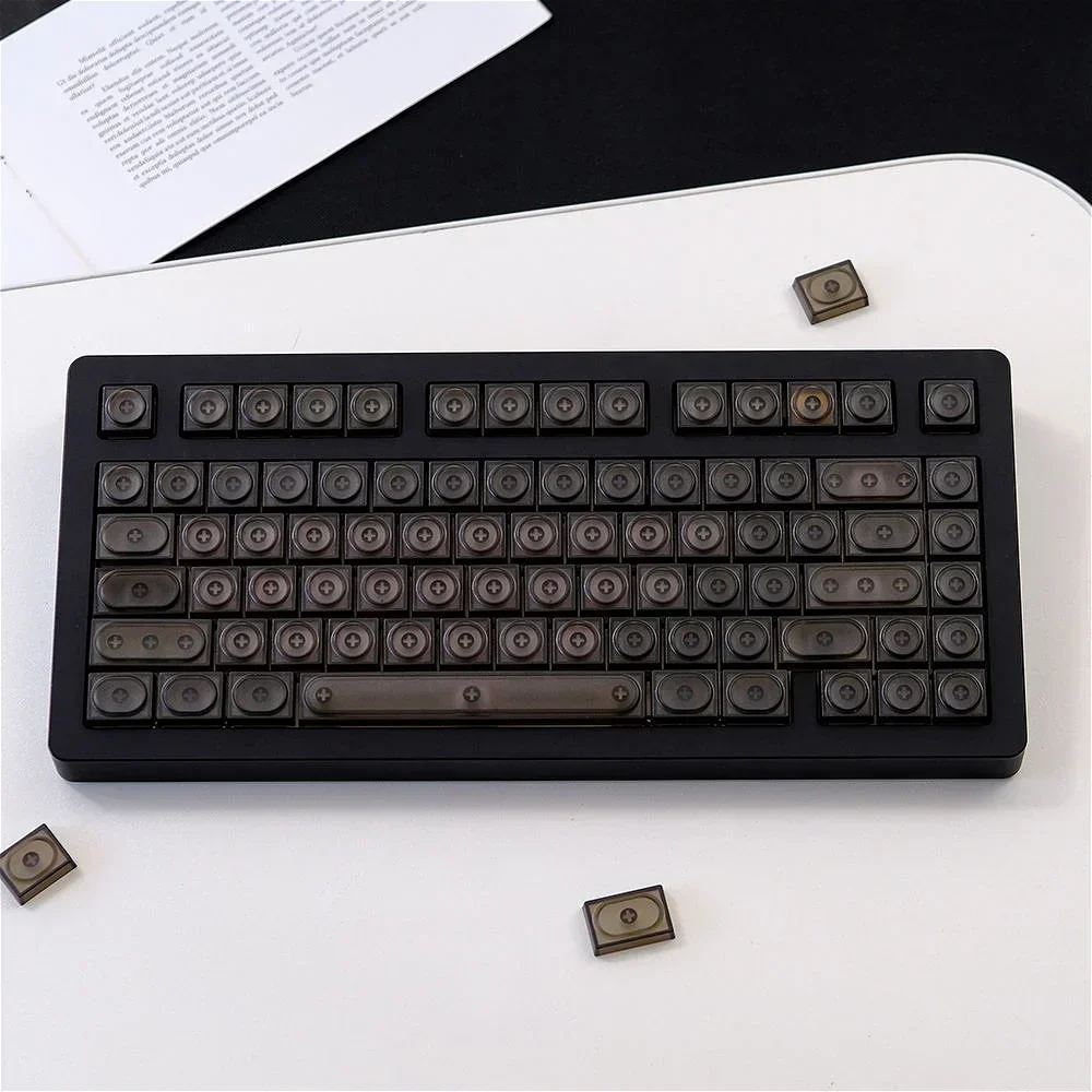 Jaeger-Teclado mecánico, juego de teclas no alfabéticas, PC Retro, eje corto, 115 teclas, personalizado, creativo, minimalista